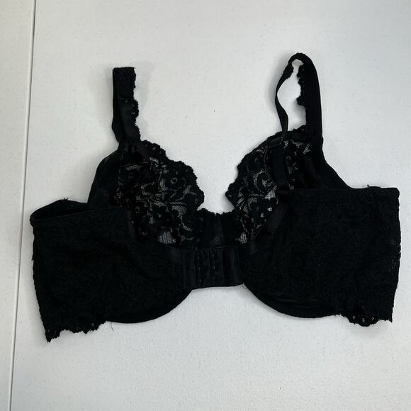Smart And Sexy 40DD Bra Signature Lace Unlined Underwire In Black SA964 - Picture 5 of 16